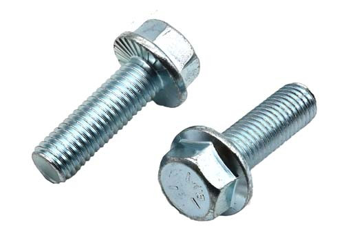 やすくうるます 1/4-20 X 3/4 ZINC PLATED SERRATED FLANGE BOLT (FT) GRADE 5 - WITH